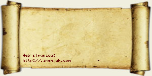 Dina Damjanac vizit kartica